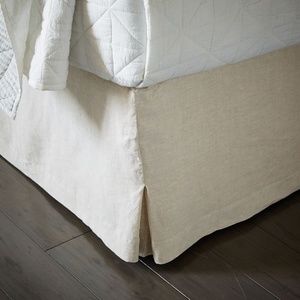 West Elm European Flax Linen Bed Skirt